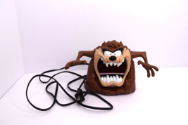 Vintage 1995 Warner Bros Looney Tunes Taz Tasmanian Devil Alarm Clock Te... - $15.83