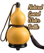 Handcrafted Natural Gourd – Water Holder, Feng Shui Bottle, 0.5–1.2L Sizes - $550.96 MXN+