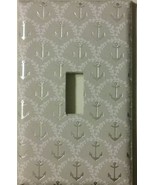 Silver Anchor Light Switch Plate Cover nautical sailor boating lake Sea ... - £8.35 GBP