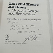 This Old House Kitchens A Guide to Design SIGNED Steve T homas 1992 TPB 1ST/2ND - £17.52 GBP