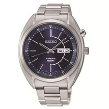 NEW* Seiko SMY121 Men&#39;s Stainless Steel Kinetic Watch MSRP $350! - $350.00