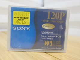 NOS  Sony DDS3 DGD120P Premium Data Cartridge 4.0 GB Native Capacity - $7.69