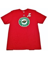 Minnesota Wild Reebok Primary Team Logo Captain NHL Hockey T-Shirt  - £15.97 GBP