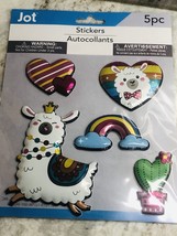 Jot Lama/Alpaca Stickers:5 pc. ShipN24Hours - $158.38 MXN