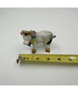 Small Vintage Porcelain Angel Cow - Japan - £7.52 GBP