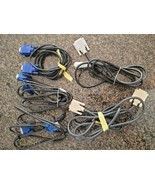 Various Cables &amp; Adapter&#39;s (VGA &amp; DVI monitor cables, USB, Coax, CAT-5, ... - $19.95