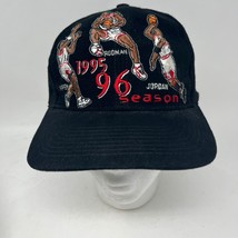 95-96 90s Chicago Bulls Jordan Rodman Pippen Sports Specialties Vintage Cap Hat - £110.30 GBP