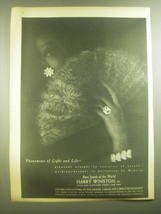 1945 Harry Winston Jewelry Ad - Phenomena of Light and life - £14.55 GBP