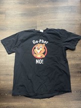 Bucees Black Go Pher No Black Short Sleeve T Shirt Men’s Size XL Buc ees - $11.30