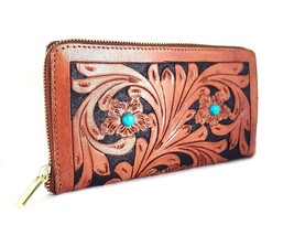 Pochette in pelle floreale western STG per feste | Matrimonio | Compleanno... - £45.63 GBP