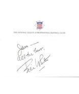 Bill White Signed Note on National League Letterhead - £23.79 GBP