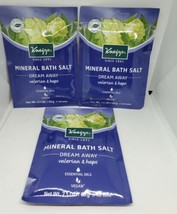 3x KNEIPP Mineral Bath Salt Dream Away Packets Valerian &amp; Hops 2.1 oz - £12.42 GBP