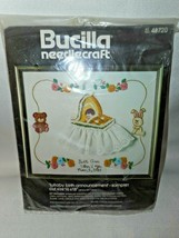 Bucilla Needlecraft #48720 LULLABY Baby Announcement Kit 16x18 Sampler N... - £18.16 GBP