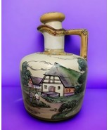 Hand Painted NIPPON Scenic Porcelain Claret Whiskey Jug Decanter w/Stopp... - €124,32 EUR