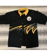 Pittsburgh Steelers Small Bowling Short Sleeve Snap Shirt - $21.71 CAD