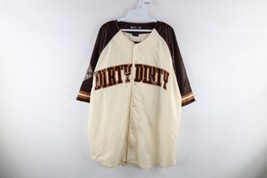 NOS Vintage Streetwear Hip Hop Mens Large Dirty Dirty Spell Out Baseball Jersey - $118.75