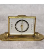 Europa Alarm Clock Clip Brass 1957 Horseshoes Singles Winner  Works - $48.99