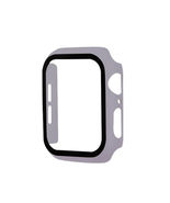 For Apple Watch 44mm Hard PC Bumper Case with Tempered Glass LIGHT PURPLE - £4.57 GBP