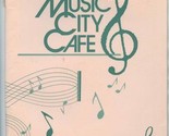 Music City Cafe Menu Nashville Tennessee Airport 1992 - $27.72