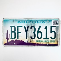 2017 United States Arizona Grand Canyon State Passenger License Plate BFY3615 - £13.26 GBP