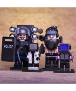 4pcs Skibidi Toilet TV People Headscarf SWAT Toilet Man Minifigures Toy ... - $23.23 CAD