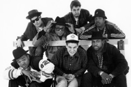 Beastie Boys with Run DMC group portrait 1980&#39;s 18x24 Poster - $23.99