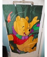 Winnie the Pooh Large Fall Applique Flag EUC - £21.30 GBP