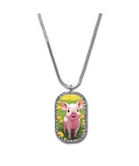 Kids Cartoon Pig Necklace - £7.82 GBP