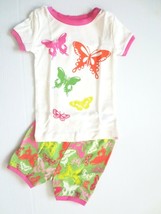 Baby GAP Girls Butterfly Shorts Pajamas - Size 18-24 Months - NWT - £9.58 GBP