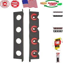4 Rod Holder with Twist Lock System - Durable Wall-Mounted Rack - $34.53 CAD