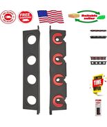 4 Rod Holder with Twist Lock System - Durable Wall-Mounted Rack - $455.80 MXN