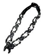 Leather Belt Steam Punk Jolly Roger Pirate Gothic Medieval Sword Size L - $103.94 CAD