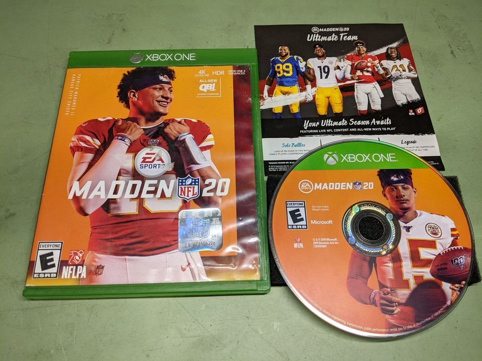Madden NFL 20 Microsoft XBoxOne Complete in Box - $6.12
