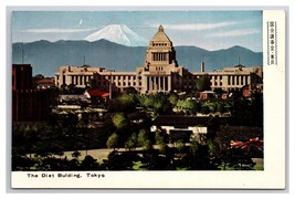 Diet Building Tokyo Japan UNP Chrome Postcard L20 - $1.93