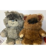 PAIR Vintage Star Wars KENNER Plush 1983 Wicket The Ewok &amp; 1984 Latara - £37.82 GBP