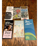 Canada Montreal vintage travel brochure map lot paper ephemera - €18,87 EUR