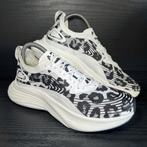 APL Women’s Streamline Running Shoe Sz 8 White Black Leopard Print Sneak... - $69.25