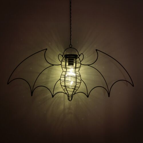 Alchemy Gothic GL-QZ1 Solar Powered Bat Lantern Light Battery LED Candle - $47.39