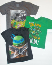 Teenage Mutant Ninja Turtles Boys T-Shirts 3 Styles in Sizes 4 or 5-6 NWT - £8.78 GBP