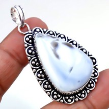 Blue Opal Gemstone Handmade Fashion Ethnic Gifted Pendant Jewelry 2.50&quot; SA 8613 - £3.98 GBP