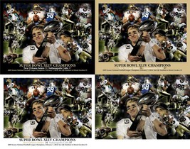 New Orleans Saints Super Bowl Champions Drew Brees Art CHOICES 8x10-48x36 - £19.97 GBP+