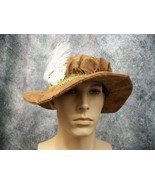 Floppy Mob Cap Renaissance Hat Tudor Medieval Artist Lord Peasant Messen... - $357.18 MXN
