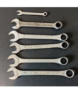 Forged Steel Combination Wrench 11/16 5/8 9/16 1/4 Made USA (6 Total) - $24.31 CAD