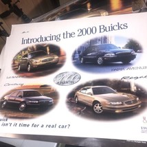 2000 Buicks Dealer Poster Board Sign Wall Display 22x30 - £20.75 GBP