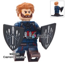 1pcs Captain America with Wakandan Shields Avengers infinity war Minifigure - £2.28 GBP