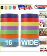Versatile 16-Pack Wide Mouth Mason Jar Lids for Ball &amp; Kerr - Food Grade... - $350.61 MXN