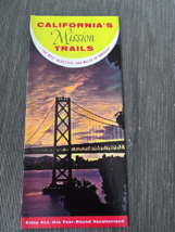 California Mission Trails Golden Gate Bridge  brochure 1960s - $17.50