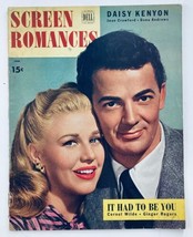VTG Screen Romances Magazine January 1948 Ginger Rogers, Joan Crawford No Label - £11.13 GBP