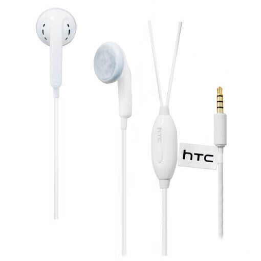 Genuine HTC Stereo Headset (3.5mm) - White (Model: 36H00824-06M) - $11.29