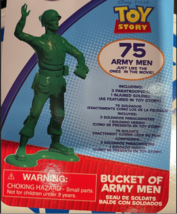 Disney Toy Story Bucket of 75 Green Army Men Soldiers NEW image 6